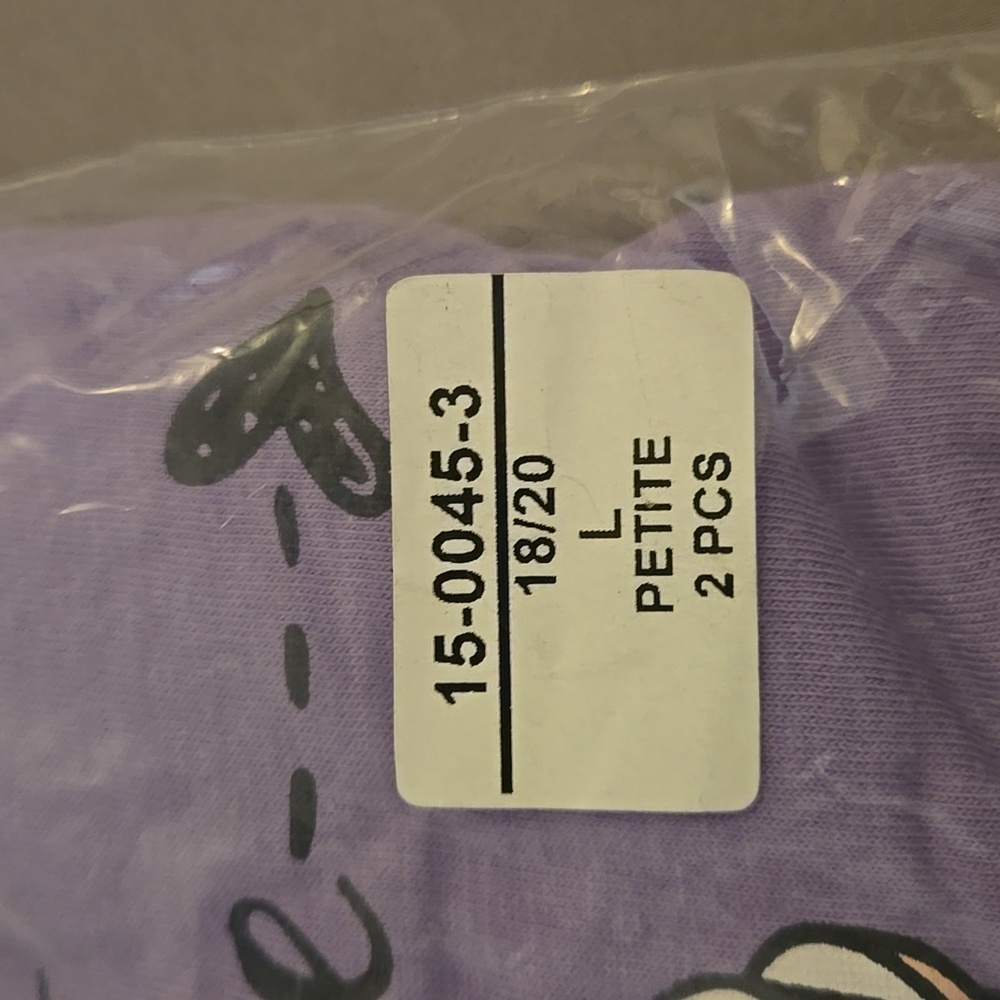 Purple PJ Set Womens Coffee Cup Design - Picture 4 of 5